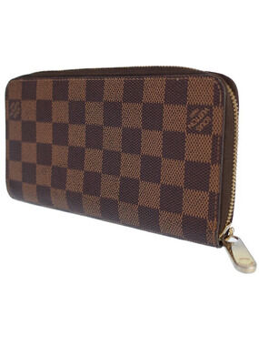 Louis Vuitton Damier Long Round Wallet Zippy Zipper